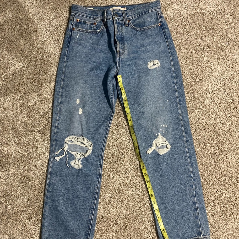 Levi's Blue Wedgie Straight Leg Women's Jeans